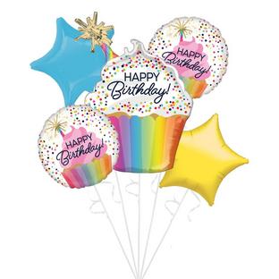 Confetti Sprinkle Birthday Foil Balloon Bouquet